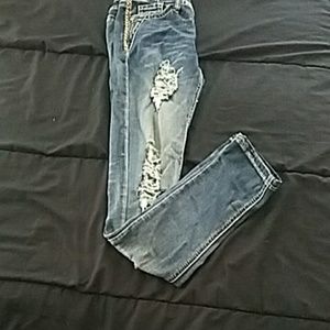 Ripped Blue Jeans